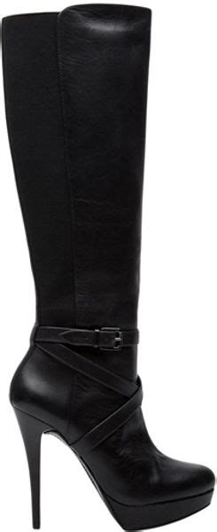 michael kors black criss cross boots|Michael Kors black boots women.